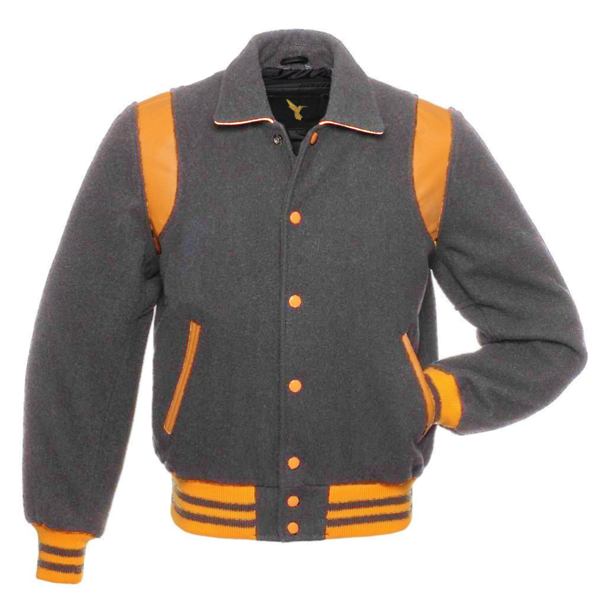 Inner Side of Vintage Varsity Jacket