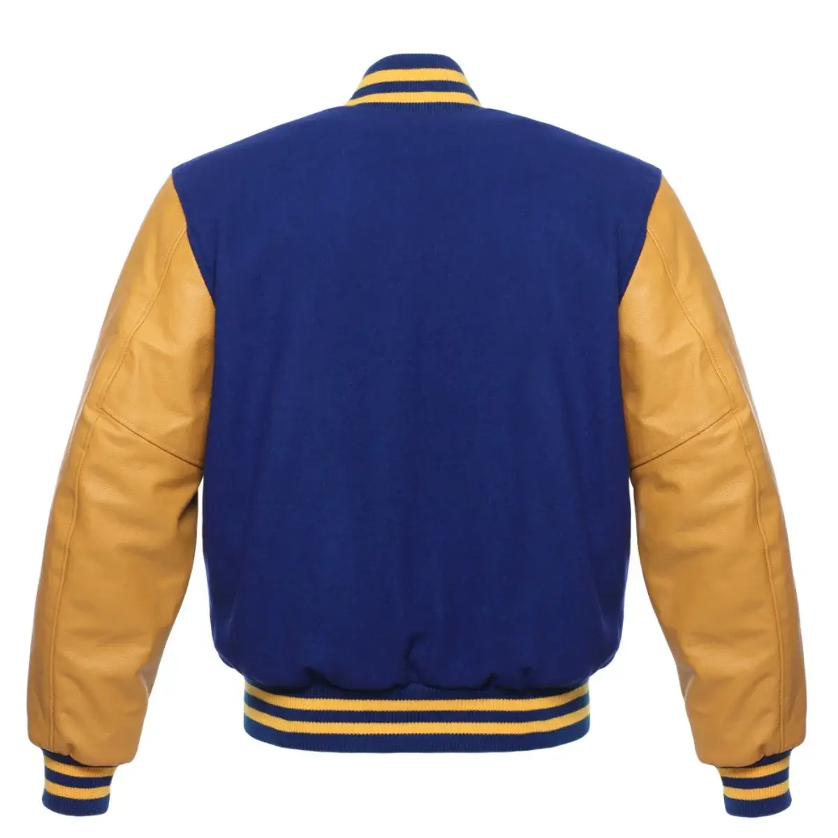 Back Image of Blue Varsity Jacket