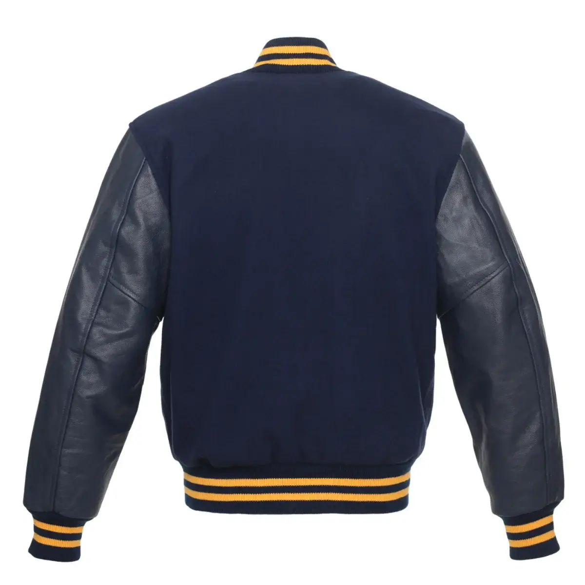 Back Image of Blue Varsity Jacket