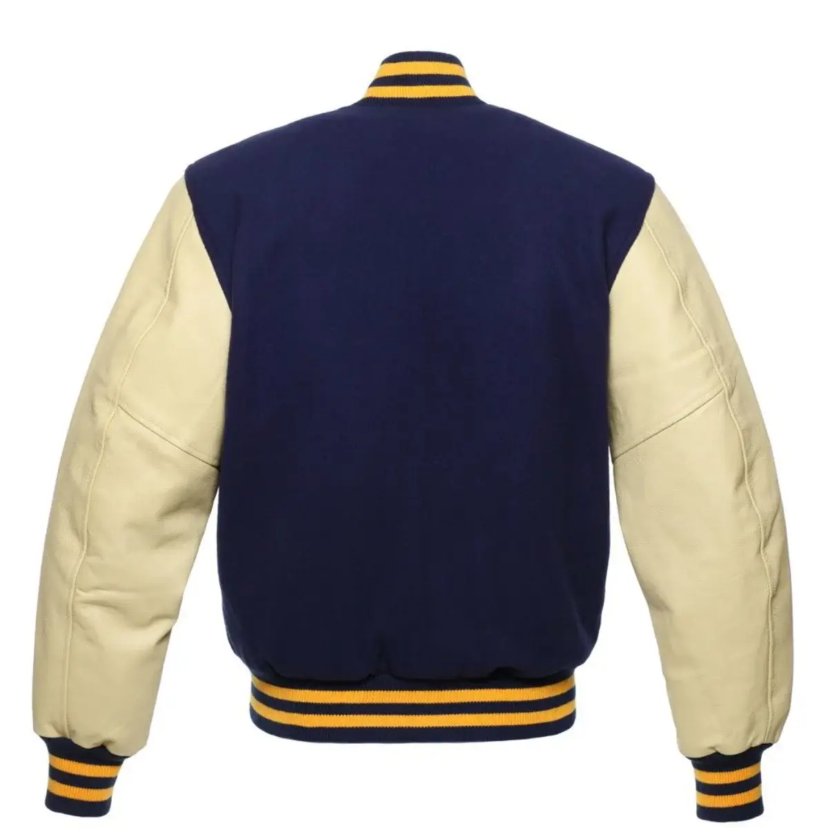 Back Image of Blue Varsity Jacket