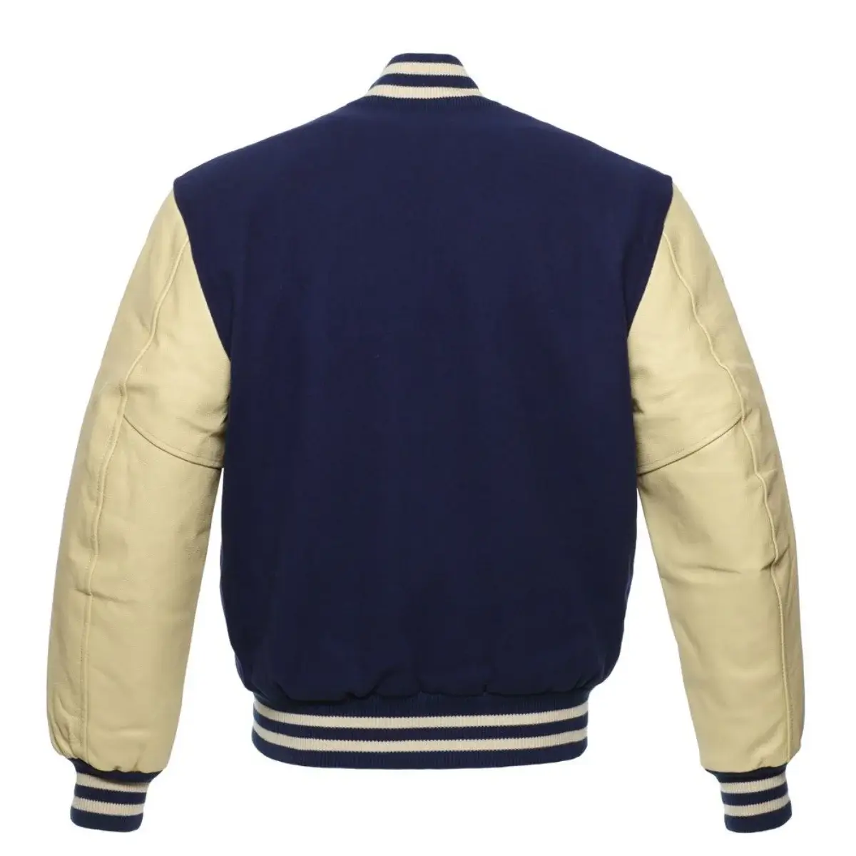 Back Image of Blue Varsity Jacket