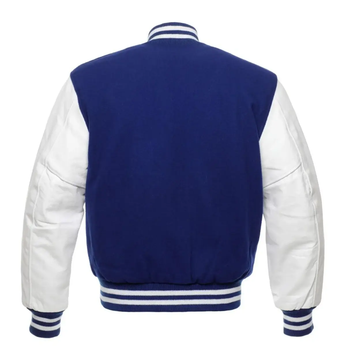 Leather Varsity Jacket Back Image