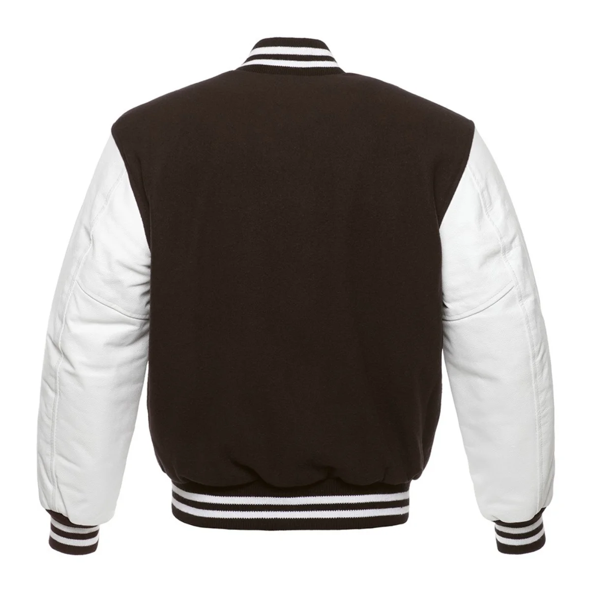 Leather Varsity Jacket Back Image