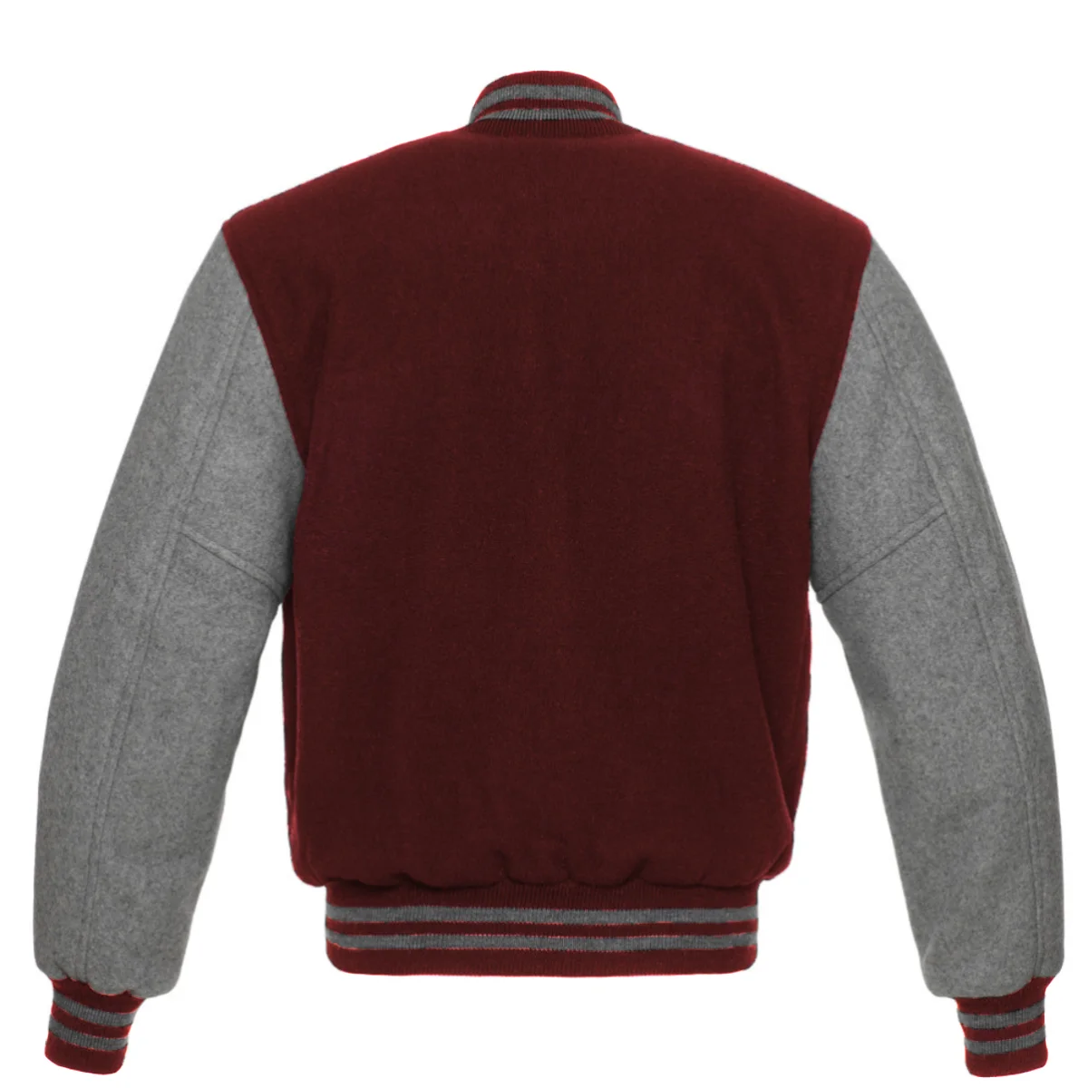 Back Image of Red Varsity Jacket