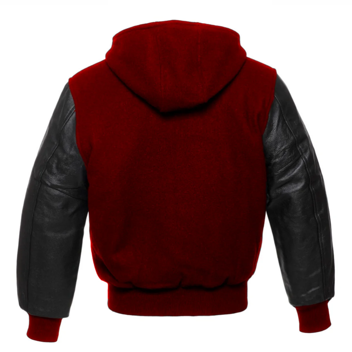 Back Image of Red Varsity Jacket