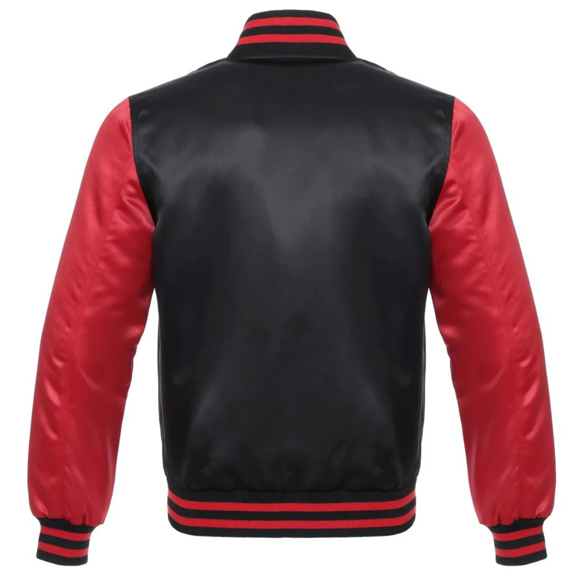 Back Image of Red Varsity Jacket