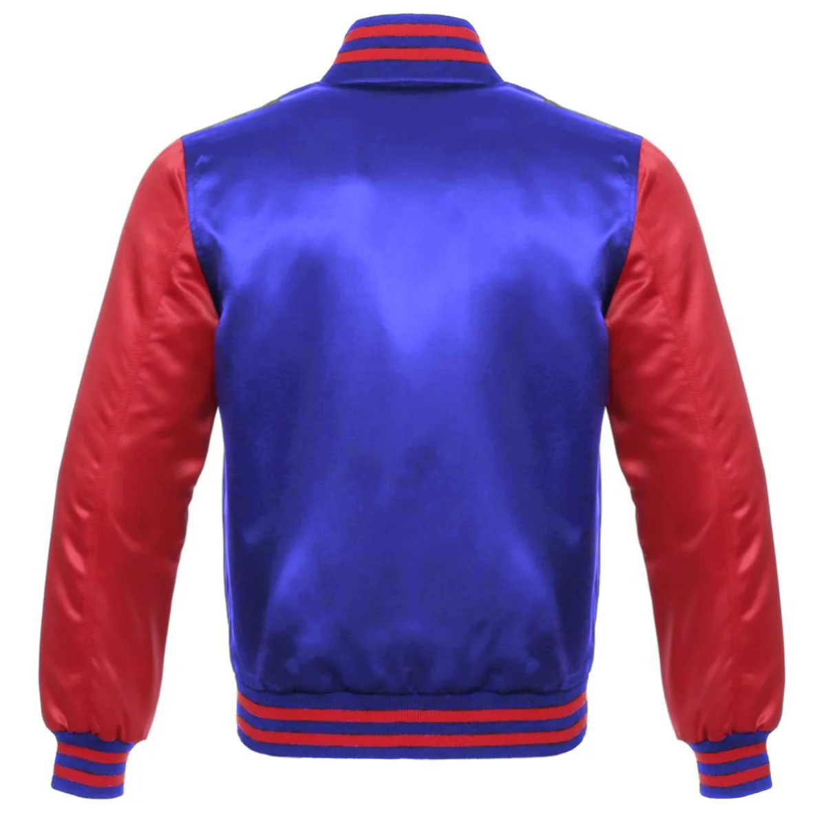 Back Image of Red Varsity Jacket