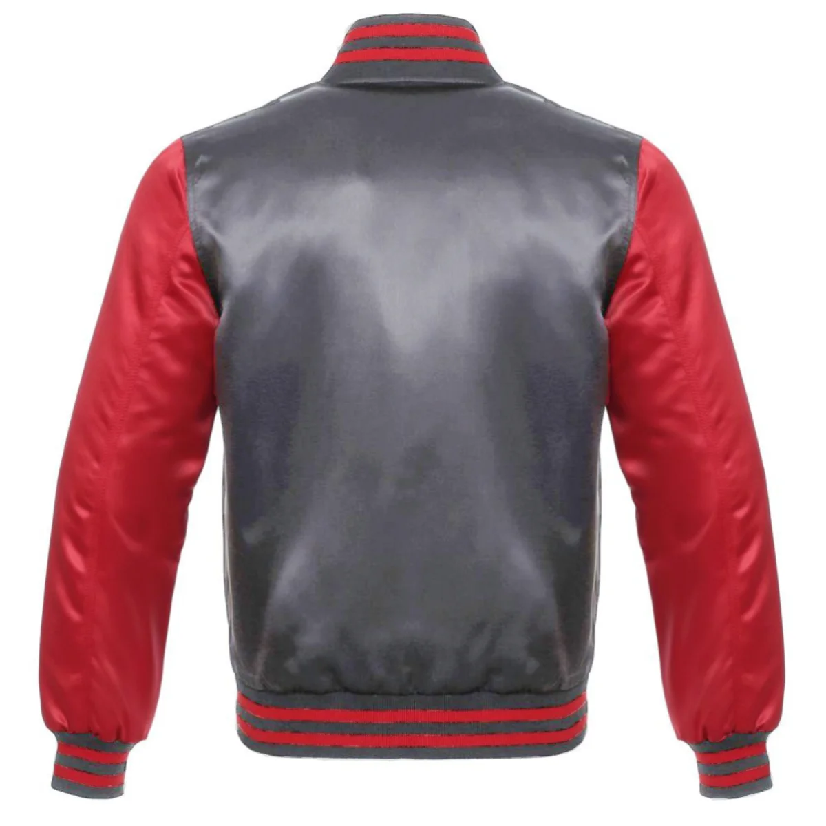 Back Image of Red Varsity Jacket