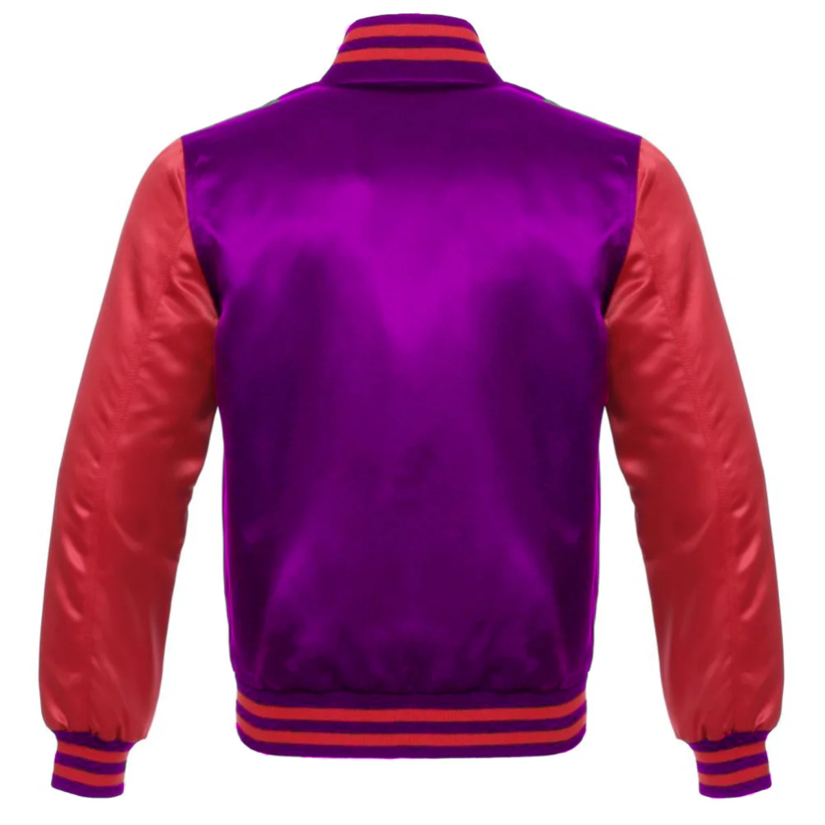 Back Image of Red Varsity Jacket