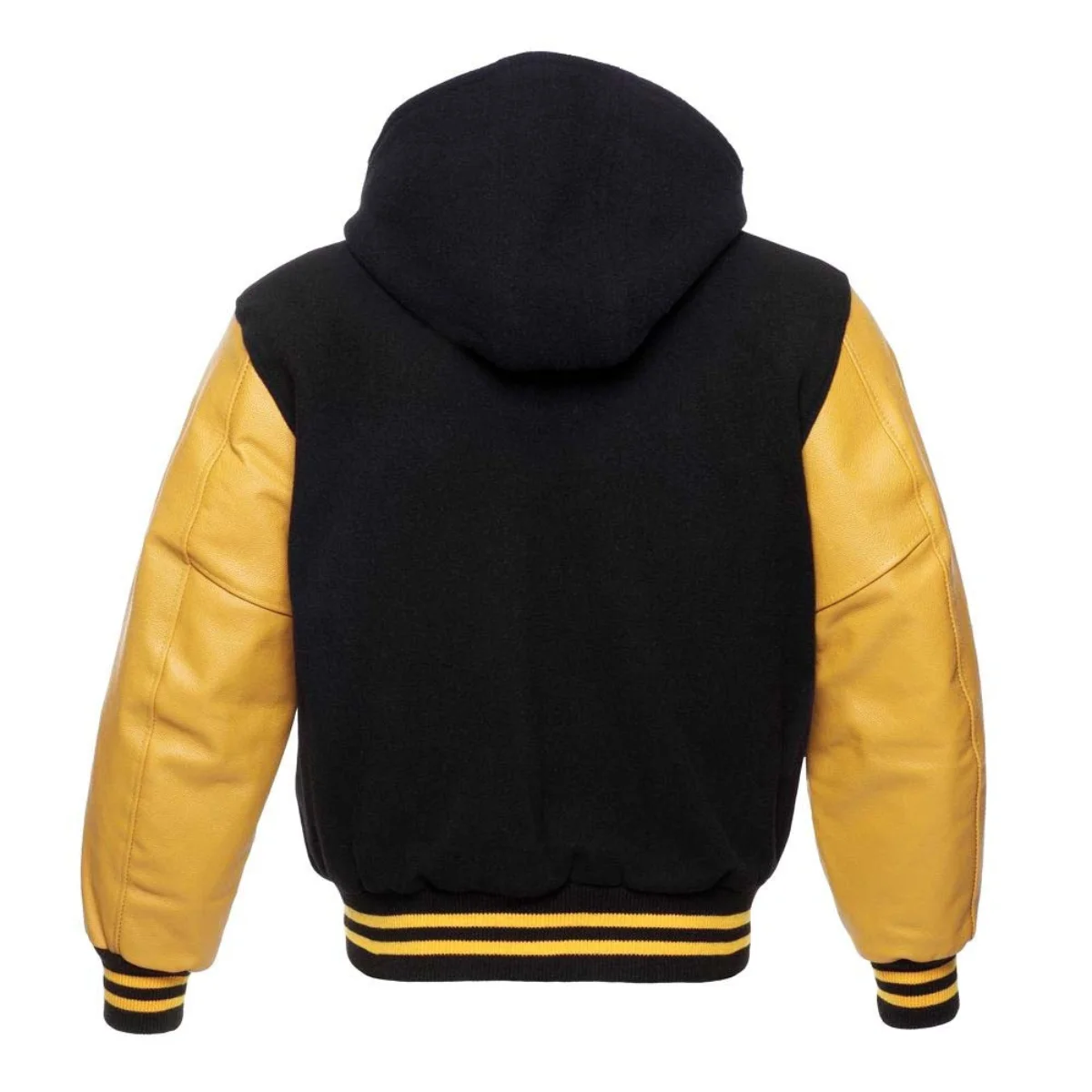 Back Image of Hooded Varsity Jacket