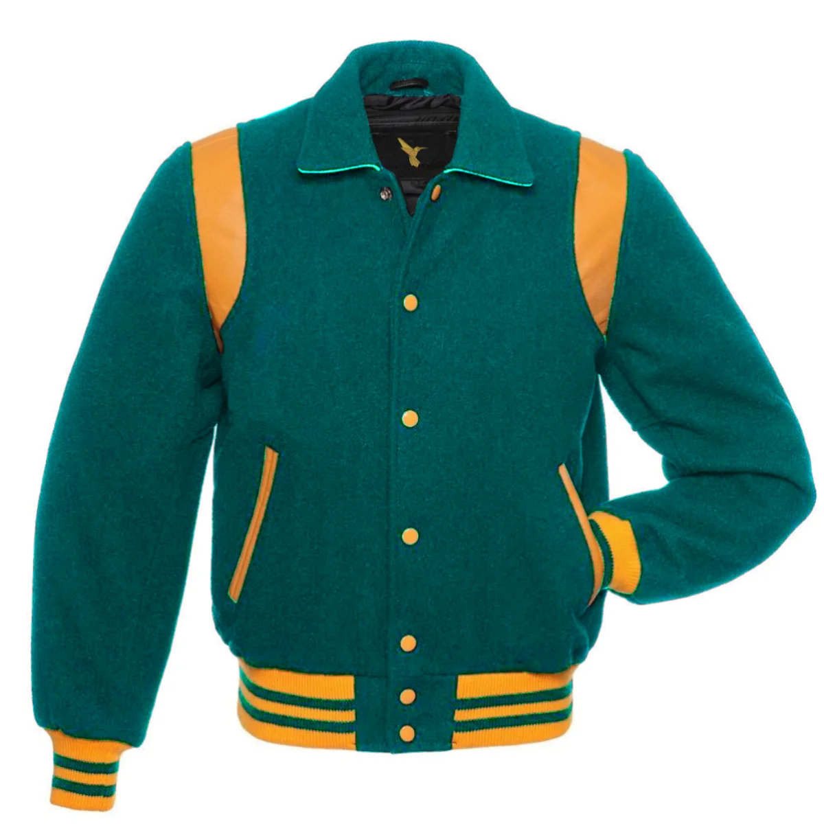 Inner Side of Vintage Varsity Jacket