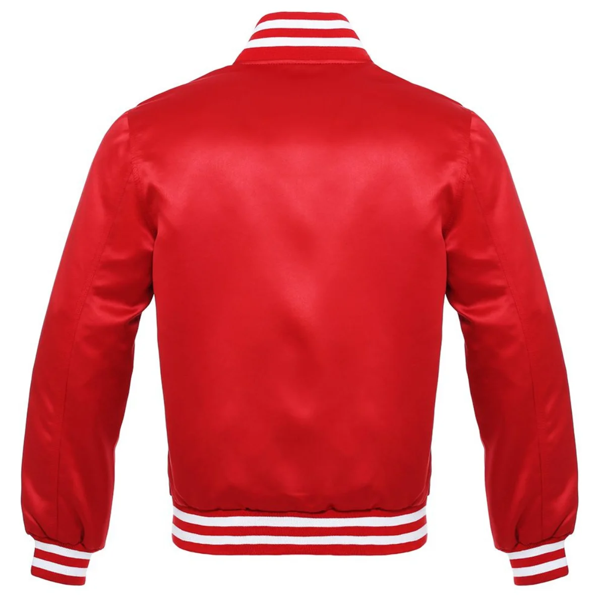 Back Image of Satin Bomber Jacket