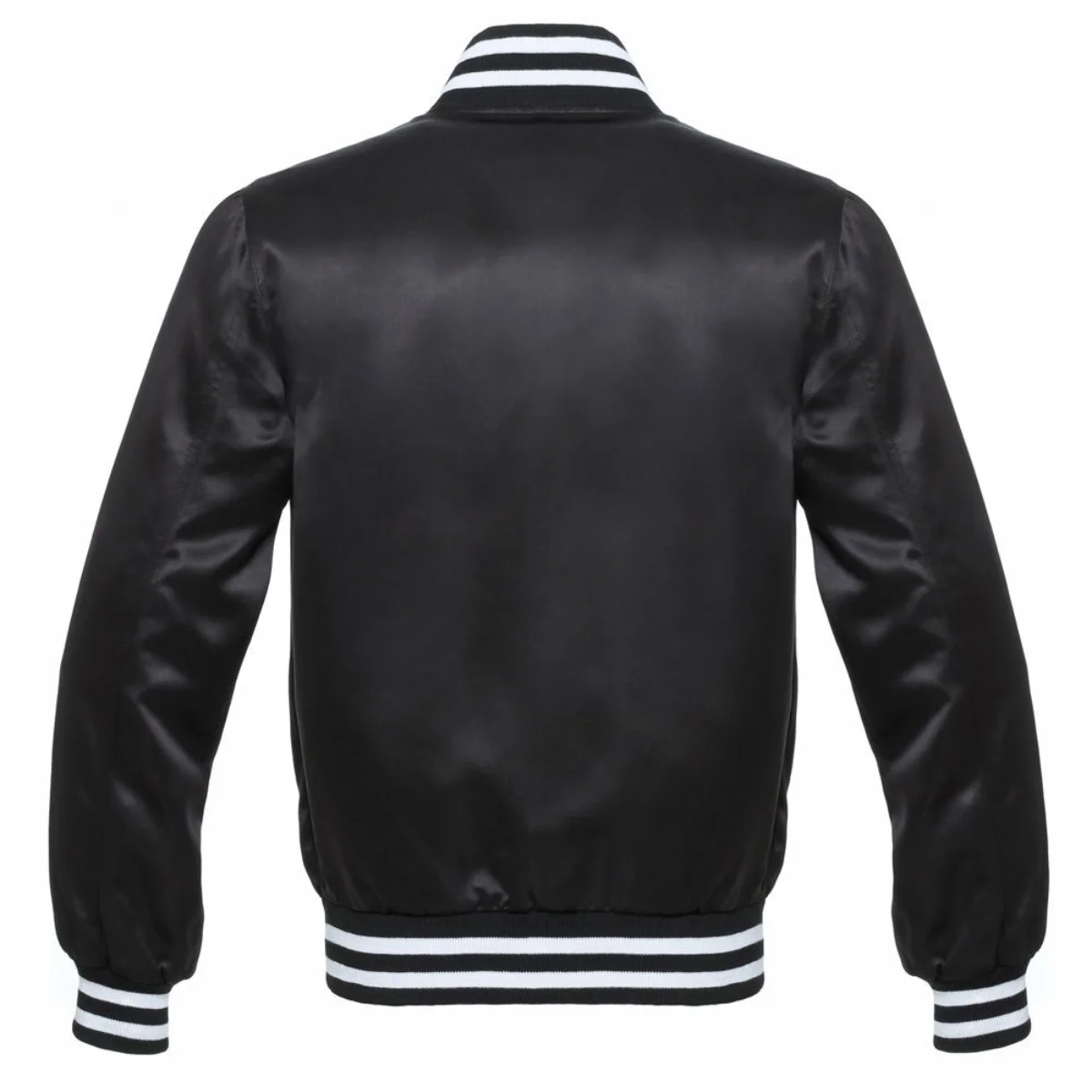 Back Image of Satin Bomber Jacket