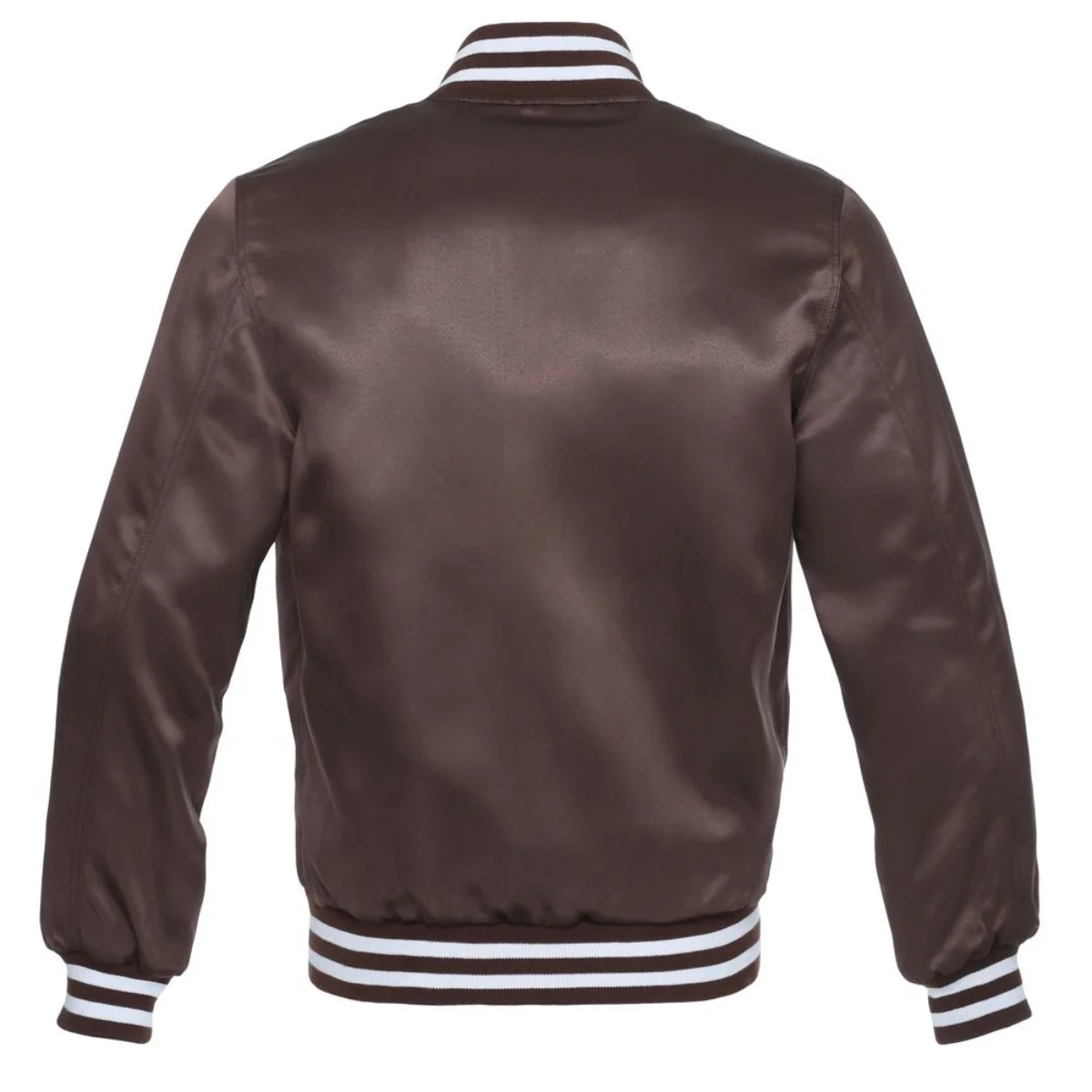 Back Image Of Satin Bomber Jacket