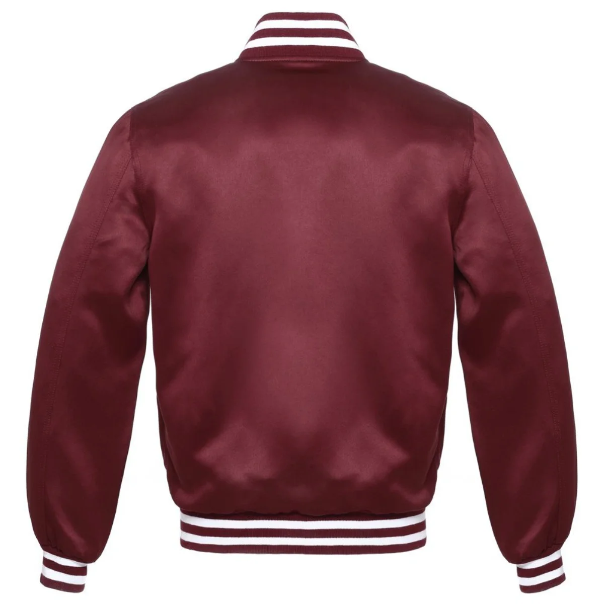 Back Image of Satin Bomber Jacket