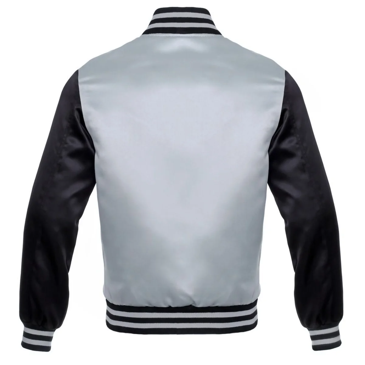 Back Image of Satin Bomber Jacket