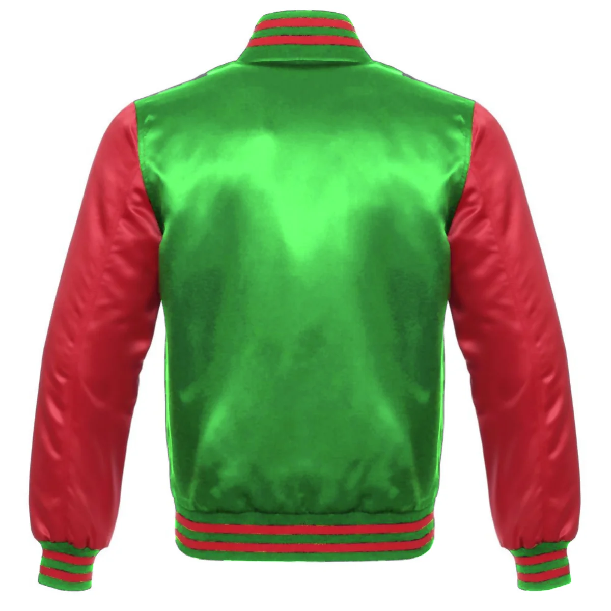 Back Image of Satin Bomber Jacket