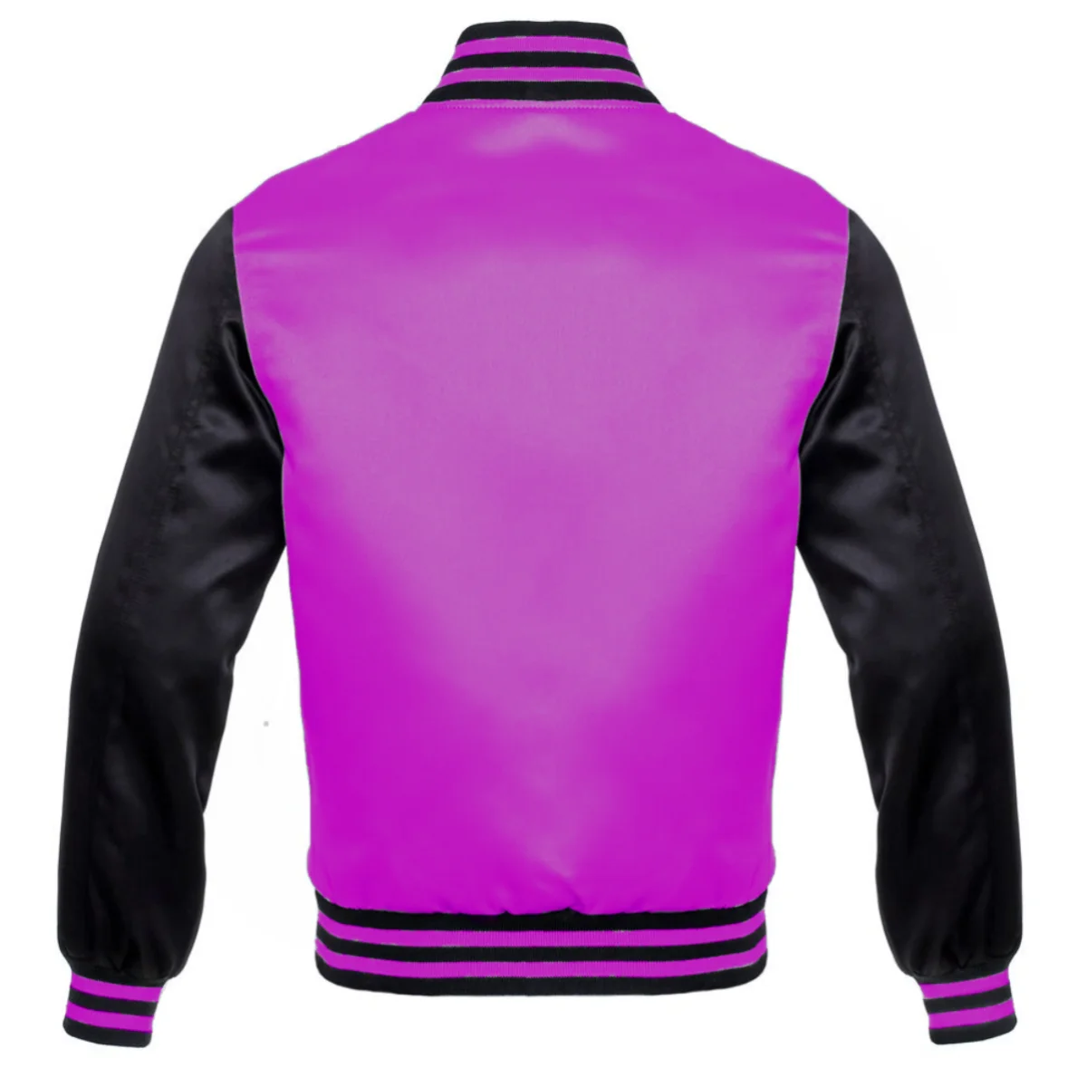 Back Image of Satin Bomber Jacket