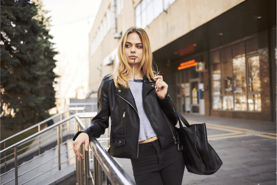 Leather Varsity Jacket