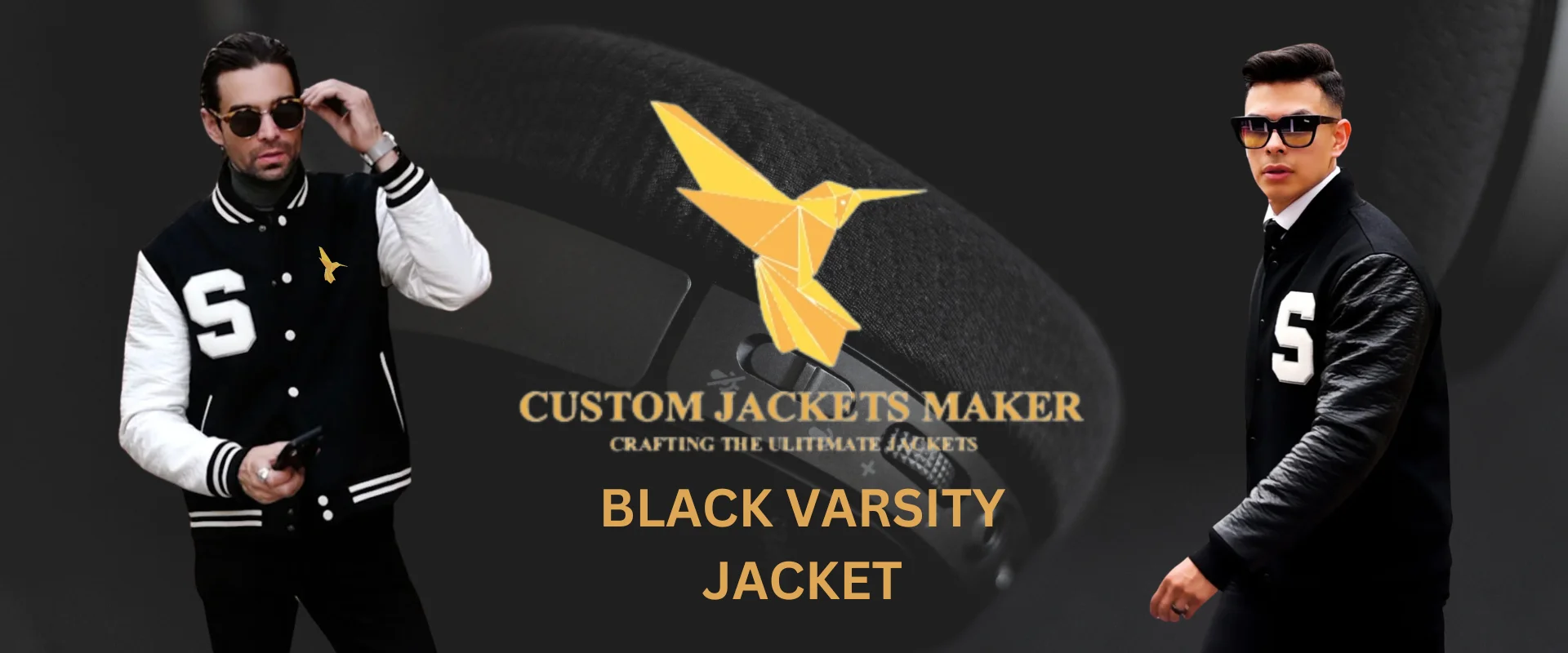 Banner Image of Black Varsity Jacket